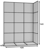 Quadratta 120x160 gepolstertes Paneel-Set – Bild 3