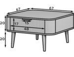 Chavelle Couchtisch – Bild 10